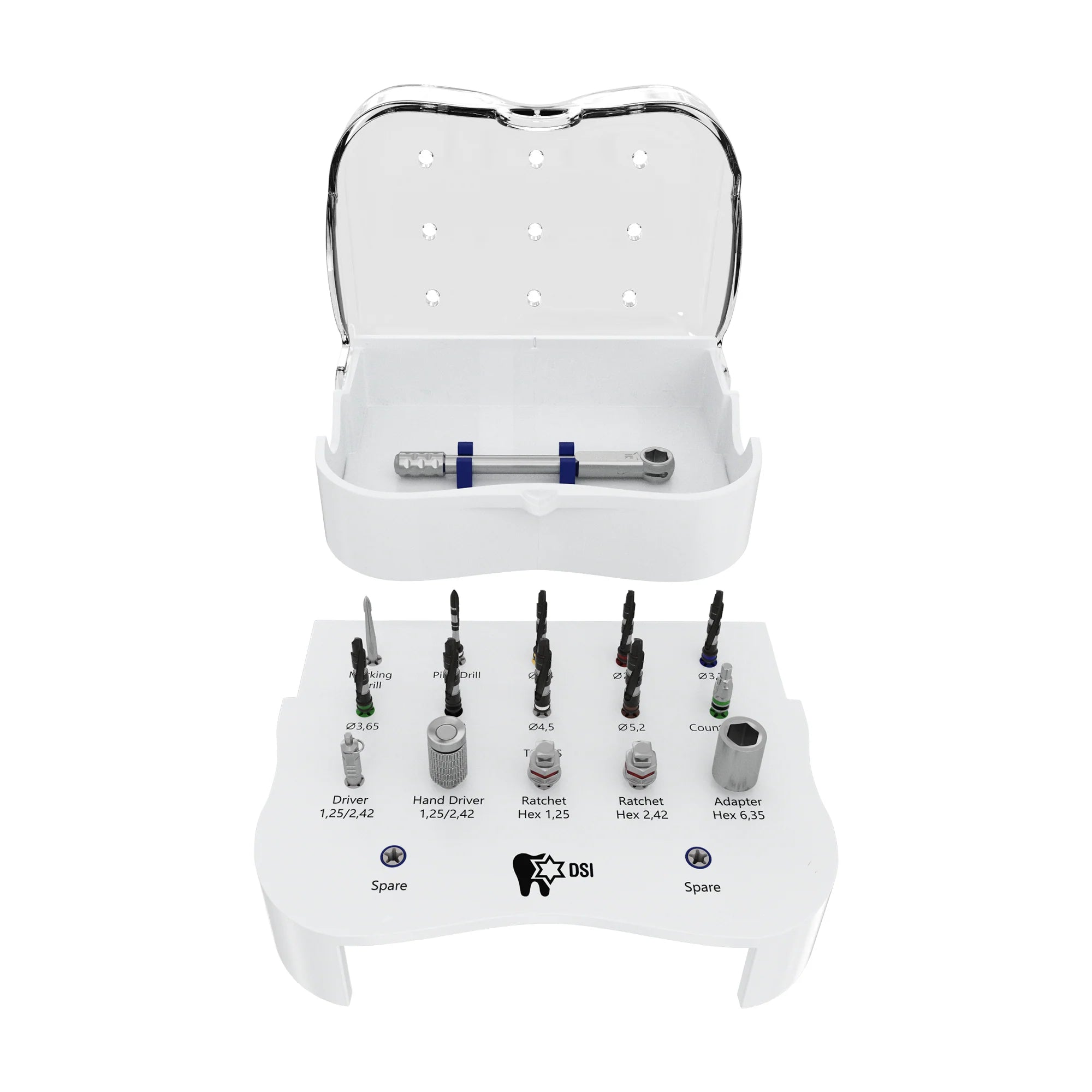 DSI SK001 New Stepped Drills Surgical Kit For Implant Placement