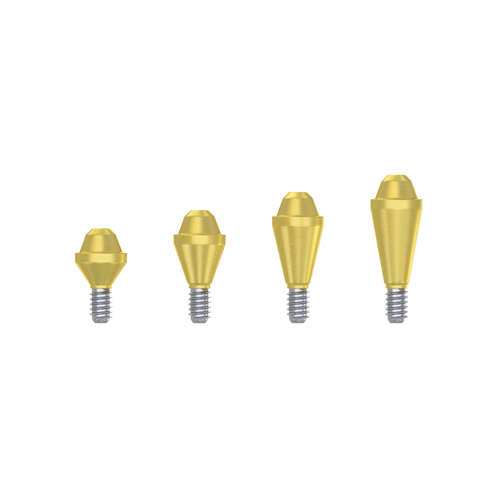 DSI Premium Straight Multi Unit Abutment (M1.6) 4.7mm Full Set - Conical Connection NP Ø3.5mm