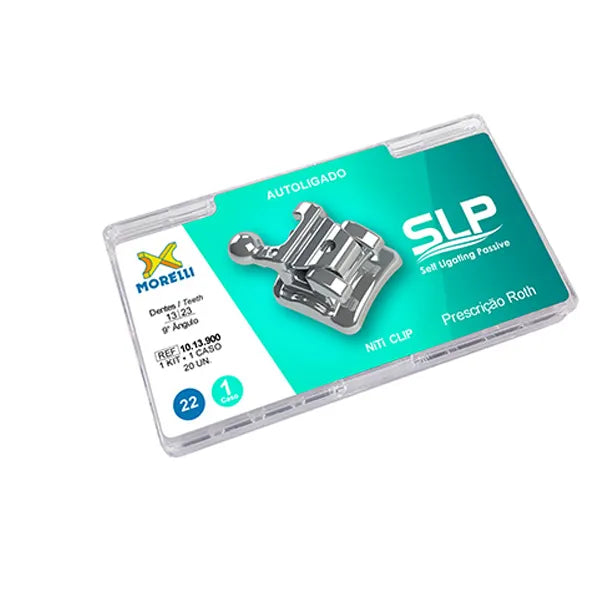 Morelli SLP Brackets in Acciaio Passivi Liganti ROTH 0.22 Gancio 3/4/5 singolo caso